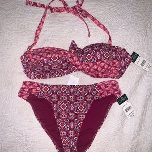 Lauren - Pink Patten Bikini